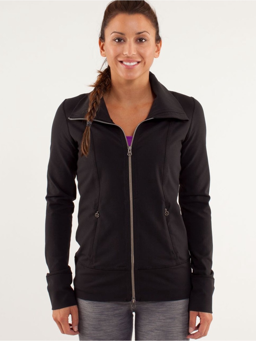 lululemon athletica Black Full-Zip Active Jacket